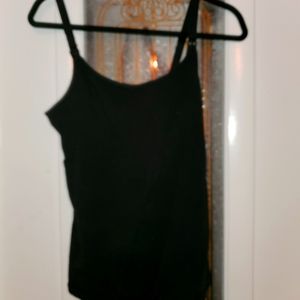 Auden maternity, black, nursing tank
